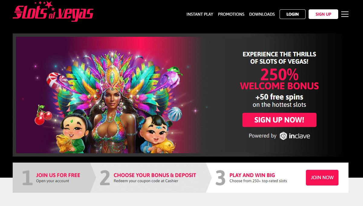 Slots of Vegas Online Casino in Florida